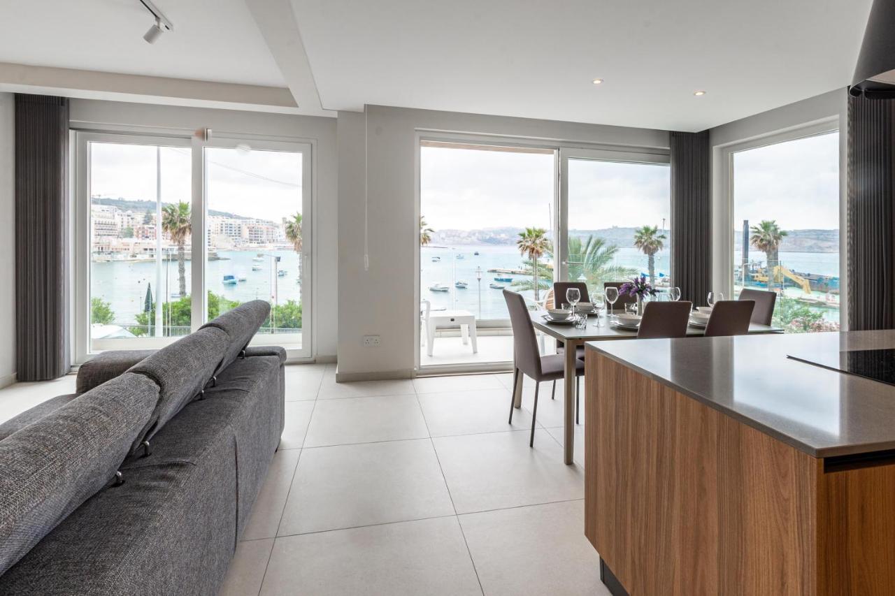 Seafront Luxury Apartment خليج سانت بول المظهر الخارجي الصورة